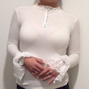 White long sleeve blouse.